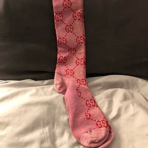 gucci pink socks